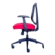 Ergonominė kėdė "Dalarö" su tinklelio atlošu bei aptraukta aukštos kokybės audiniu, minkšto poliuretano sėdyne, juoda
