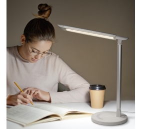 TaoTronics Stalinis šviestuvas TT-DL13 LED su USB, Sidabrinis