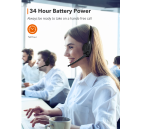TaoTronics bevielės ausinės slopinančios garsą TT-BH041, Juodos