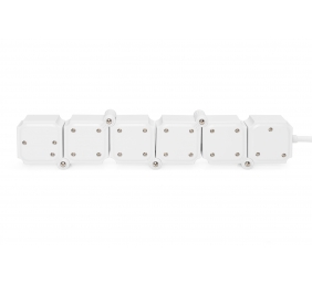 DIGITUS Flexible power strip, 3680 W 250VAC 50 Hz 4x safety outlet, 16 A, 2x USB A connection, 2.4 A