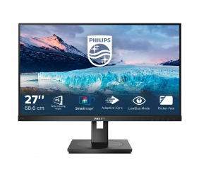 Philips | LCD Monitor | 272S1AE/00 | 27 " | IPS | FHD | 16:9 | 75 Hz | 4 ms | 1920 x 1080 pixels | 250 cd/m² | Headphone out | HDMI ports quantity 1 | Black