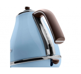 Delonghi | Kettle | KBOV 2001.AZ | Standard | 2000 W | 1.7 L | Stainless steel | 360° rotational base | Azure