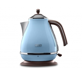 Delonghi | Kettle | KBOV 2001.AZ | Standard | 2000 W | 1.7 L | Stainless steel | 360° rotational base | Azure