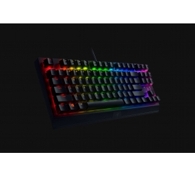 Razer Blackwidow V3 Tenkeyless Laidinė žaidimų klaviatūra, RGB LED, USB, US, Yellow Switch, Juoda