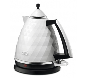 Delonghi | Kettle | KBJ2001W | Standard | 2000 W | 1.7 L | Plastic | 360° rotational base | White