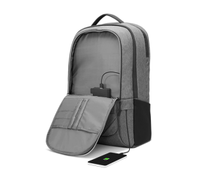 Lenovo | Business Casual 17-inch Backpack (Water-repellent fabric) | Essential | Fits up to size 17 " | Backpack | Charcoal Grey | Waterproof