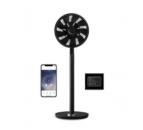 Duux | Fan | Whisper Flex Ultimate | Stand Fan | Black | Diameter 34 cm | Number of speeds 30 | Oscillation | 3-32 W | Yes