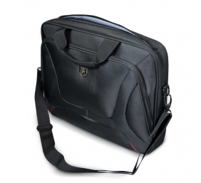 PORT DESIGNS | Courchevel | Fits up to size 15.6 " | Messenger - Briefcase | Black | Shoulder strap