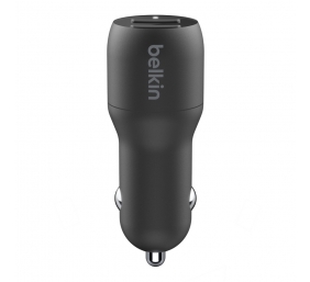 Belkin | Dual USB-A Car Charger 24W + USB-A to Lightning Cable | BOOST CHARGE