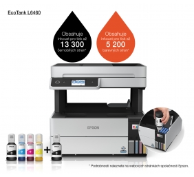 Spausdintuvas Epson EcoTank L6460 MFP Color Inkjet A4 4800 x 1200 DPI