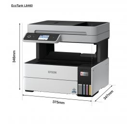 Epson EcoTank L6460 Spausdintuvas rašalinis spalvotas MFP A4 37 ppm Wi-Fi Ethernet LAN