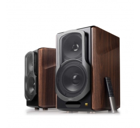 Edifier S2000MKIII Bookshelf Speaker, Brown | Edifier