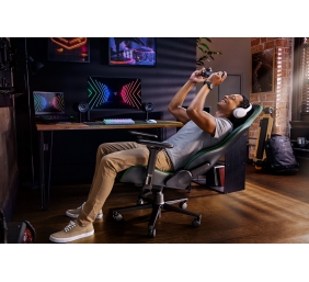 Razer Enki Gaming Chair with Enchanced Customization, Black/Green | Razer Ergonomic Gaming Chair Enki EPU Synthetic Leather; Steel; Aluminium | Black/Green