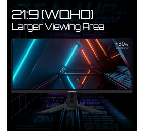 Gigabyte | Gaming Monitor | M34WQ-EK | 34 " | IPS | WQHD | 21:9 | 144 Hz | 1 ms | 3440 x 1440 | 400 cd/m² | HDMI ports quantity 2