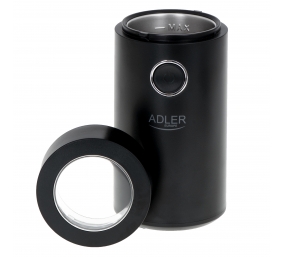 Adler | Coffee grinder | AD4446bs | 150 W | Coffee beans capacity 75 g | Lid safety switch | Black