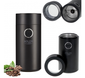 Adler | Coffee grinder | AD4446bs | 150 W | Coffee beans capacity 75 g | Lid safety switch | Black