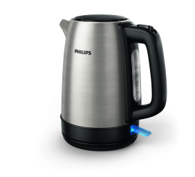 Philips | Daily Collection Kettle | HD9350/90 | Electric | 2200 W | 1.7 L | Stainless steel | 360° rotational base | Stainless steel