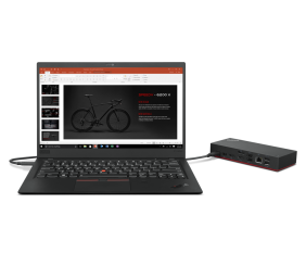 Lenovo ThinkPad Universal USB-C Dock (40AY0090EU) Jungčių stotelė, Juoda