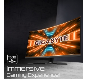 Gigabyte | Curved Monitor | M32QC-EK | 31.5 " | VA | 170 Hz | 1 ms | 2560 x 1440 pixels | 350 cd/m² | Earphone Jack | HDMI ports quantity 2 | Warranty 36 month(s)