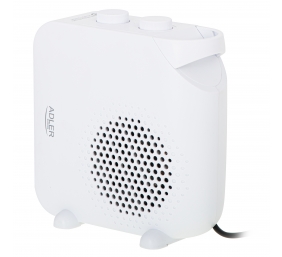 Adler | Heater | AD 7725w | Fan heater | 2000 W | Number of power levels 2 | White | N/A