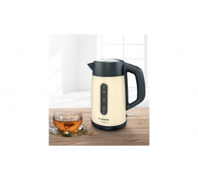 Bosch | Kettle | TWK4P437 | Electric | 2400 W | 1.7 L | Stainless steel | Beige