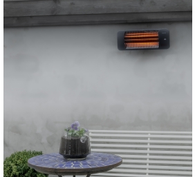 SUNRED | Heater | LUG-2000W, Lugo Quartz Wall | Infrared | 2000 W | Grey | IP24