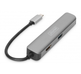 Digitus | USB-C Dock | DA-70891 | Dock | USB 3.0 (3.1 Gen 1) ports quantity 2 | HDMI ports quantity 1