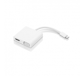 Lenovo | USB-C 3-in-1 Travel Hub | VGA, HDMI, USB 3.0 | Power Adapter