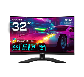 Gigabyte | Gaming Monitor | M32UC-EK | 32 " | VA | UHD | 16:9 | 144 Hz | 1 ms | 3840 x 2160 | 350 cd/m² | HDMI ports quantity 2 | Black | Warranty 36 month(s)