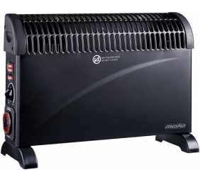 Mesko | Convector Heater with Timer and Turbo Fan | MS 7741b | Convection Heater | 2000 W | Number of power levels 3 | Black