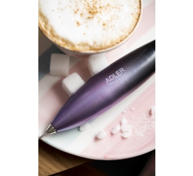 Adler | Milk frother with a stand | AD 4499 | Milk frother | Black/Purple