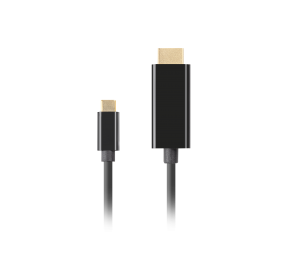 Lanberg USB-C to HDMI Cable, 0.5 m 4K/60Hz, Black | Lanberg | USB-C to HDMI Cable | Black | 0.5 m