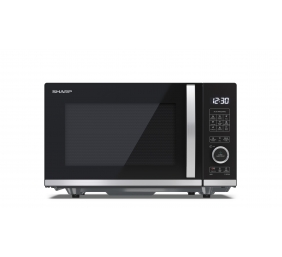 Sharp | Microwave Oven with Grill | YC-QG204AE-B | Free standing | 20 L | 800 W | Grill | Black