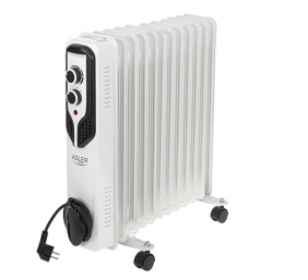 Adler | Oil-Filled Radiator | AD 7817 | Oil Filled Radiator | 2500 W | Number of power levels 3 | White