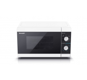 Sharp | Microwave Oven with Grill | YC-MG01E-W | Free standing | 800 W | Grill | White