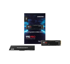 Samsung | 990 PRO | 1000 GB | SSD form factor M.2 2280 | Solid-state drive interface PCIe Gen4x4 | Read speed 7450 MB/s | Write speed 6900 MB/s