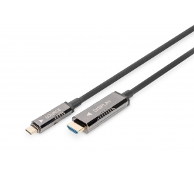 DIGITUS USB - Type C to HDMI AOC FO 15m