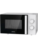 Gorenje | Microwave Oven | MO20E1WH | Free standing | 20 L | 800 W | Grill | White