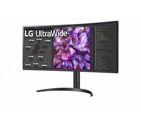 LG | Curved Monitor | 34WQ75C-B | 34 " | IPS | QHD | 21:9 | 60 Hz | 5 ms | 3440 x 1440 | 300 cd/m² | HDMI ports quantity 2 | Black | Warranty 24 month(s)