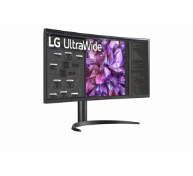 LG | Curved Monitor | 34WQ75C-B | 34 " | IPS | QHD | 21:9 | 60 Hz | 5 ms | 3440 x 1440 | 300 cd/m² | HDMI ports quantity 2 | Black | Warranty 24 month(s)