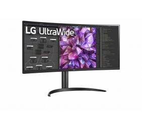 LG | Curved Monitor | 34WQ75C-B | 34 " | IPS | QHD | 21:9 | 60 Hz | 5 ms | 3440 x 1440 | 300 cd/m² | HDMI ports quantity 2 | Black | Warranty 24 month(s)