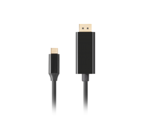 Lanberg USB-C to DisplayPort Cable, 1 m 4K/60Hz, Black | Lanberg | USB-C to DisplayPort Cable | Black | 1 m