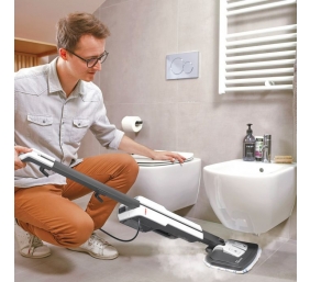 Polti | Steam mop with integrated portable cleaner | PTEU0307 Vaporetto SV660 Style 2-in-1 | Power 1500 W | Steam pressure Not Applicable bar | Water tank capacity 0.5 L | Grey/White