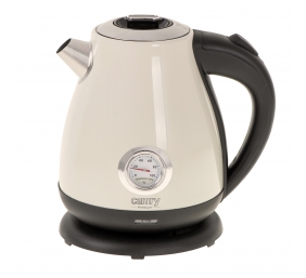 Camry | Kettle with a thermometer | CR 1344 | Electric | 2200 W | 1.7 L | Stainless steel | 360° rotational base | Cream