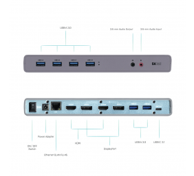 I-TEC USB 3.0/USB-C 5K Dualdock