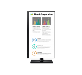 Samsung | Flat Monitor | LF27T450FZUXEN | 27 " | IPS | FHD | 16:9 | 75 Hz | 5 ms | 1920 x 1080 | 250 cd/m² | HDMI ports quantity 2 | Black | Warranty 24 month(s)