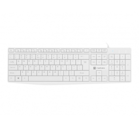 Natec | Keyboard | Nautilus NKL-1951 | Keyboard | Wired | US | White | USB Type-A | 390 g