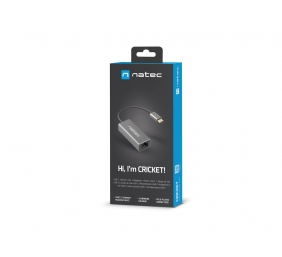 Natec | Ethernet Adapter Network Card | NNC-1925 Cricket USB 3.1