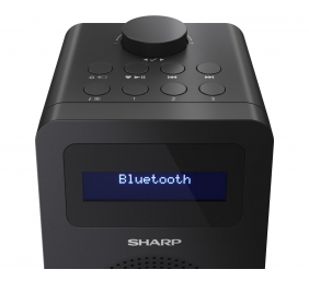Sharp DR-430(BK) Digital Radio, FM/DAB/DAB+, Bluetooth 5.0, Midnight Black | Sharp | Digital Radio | DR-430(BK) | Midnight Black | Bluetooth | FM radio | Headphone out