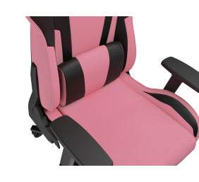 Genesis Gaming Chair Nitro 720 Backrest upholstery material: Eco leather, Seat upholstery material: Eco leather, Base material: Metal, Castors material: Nylon with CareGlide coating | Black/Pink
